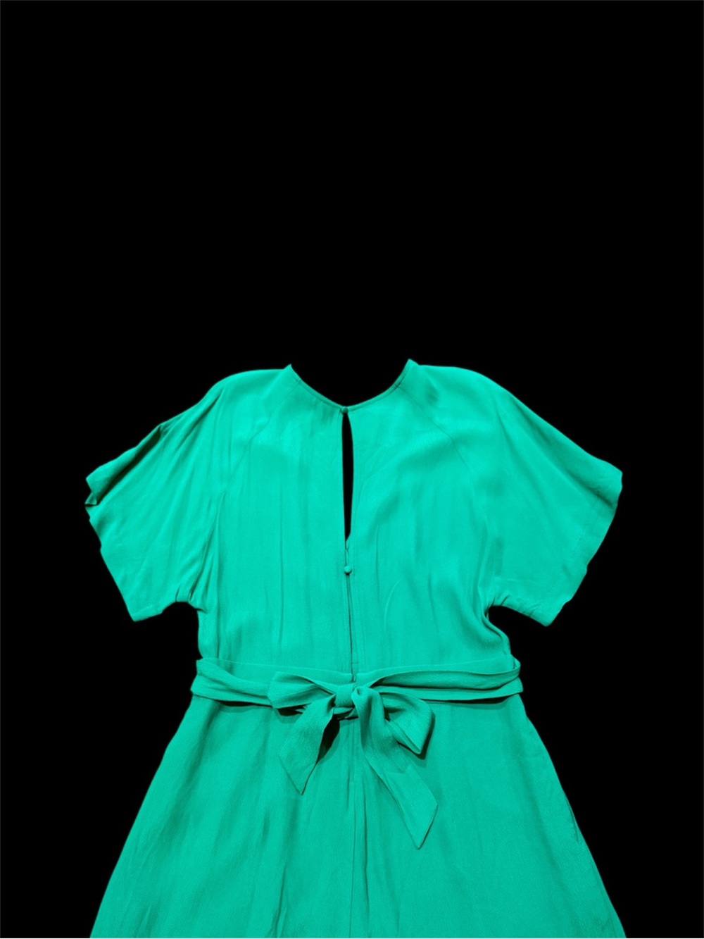 GENTLE FAWN, NWT, WOMENS, SHORT SLEEVE ROMPER IN SPRING GREEN. SIZE 4 - Picture 5 of 10